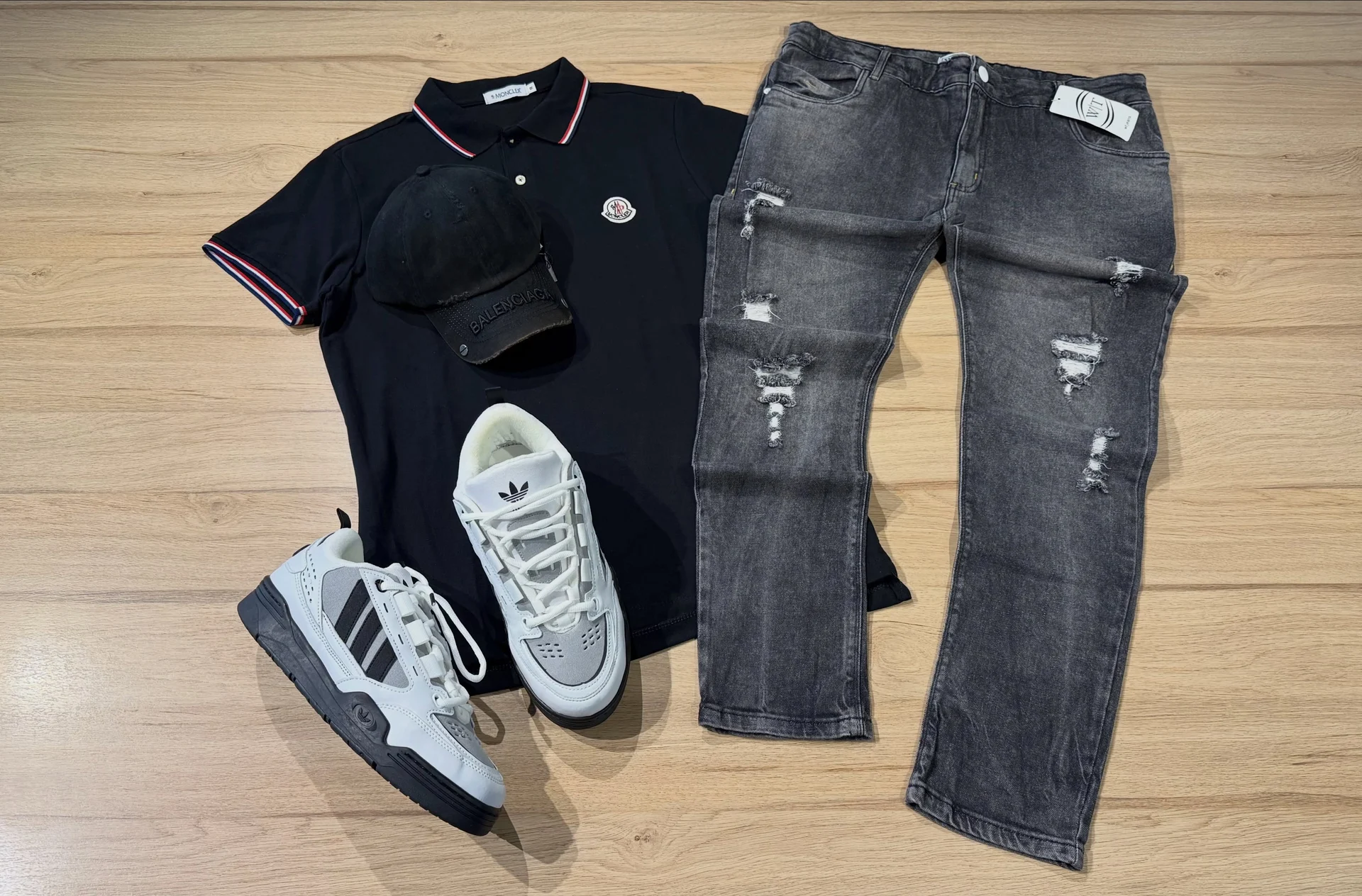 Composição de moda masculina fotografada pela NG Style